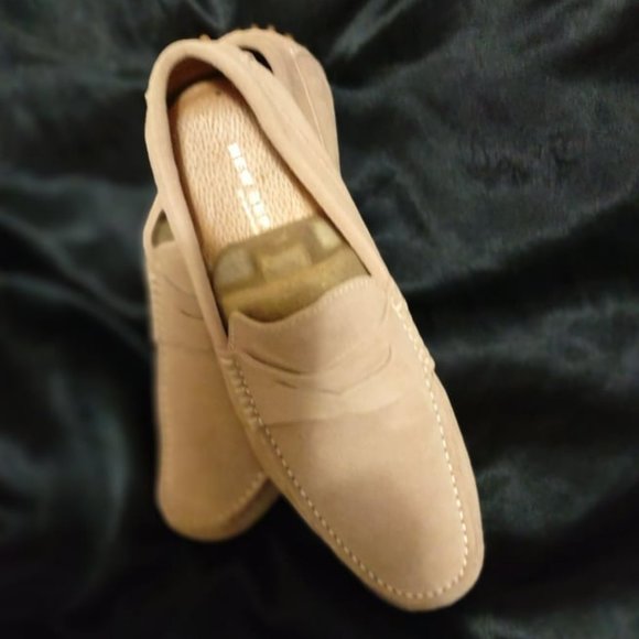 New Republic Mens Barclay Suede Driving Loafers, Dirty Buck, Size 8.5 - Picture 2 of 9